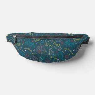 HARRY POTTER™ Artefakte Line Art Muster Bauchtasche