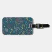 HARRY POTTER™ Artifakt Line Art Muster Gepäckanhänger (Vorderseite horizontal)