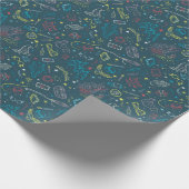 HARRY POTTER™ Artifakt Line Art Muster Geschenkpapier (Ecke)