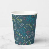 HARRY POTTER™ Artifakt Line Art Muster Pappbecher (Links)