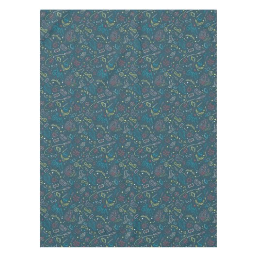 HARRY POTTER™ Artifakt Line Art Muster Tischdecke (Vorderseite)