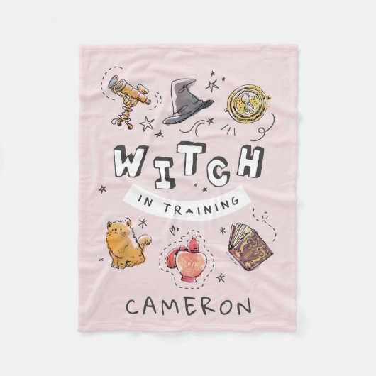 HARRY POTTER™ | Ausbildung der Hexe Fleecedecke (Vorderseite)