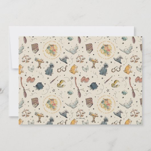 Harry Potter Baby Shower Einladung (Rückseite)