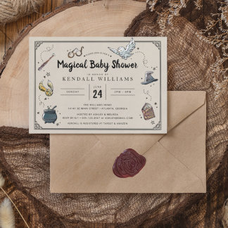 Harry Potter Baby Shower Einladung