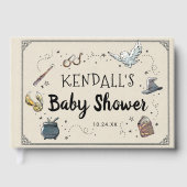Harry-Potter-Baby-Shower-Einladung Gästebuch (Vorderseite)