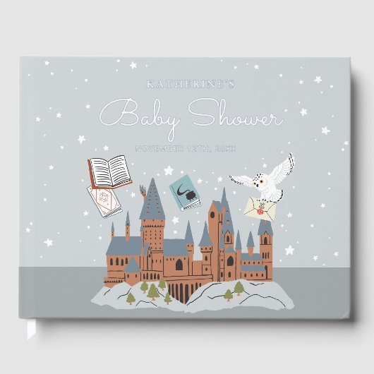 Harry Potter | Baby Shower Guest Gift List Gästebuch (Vorderseite)