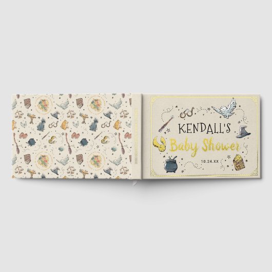 Harry Potter Baby Shower Invitation Gästebuch (Voll)