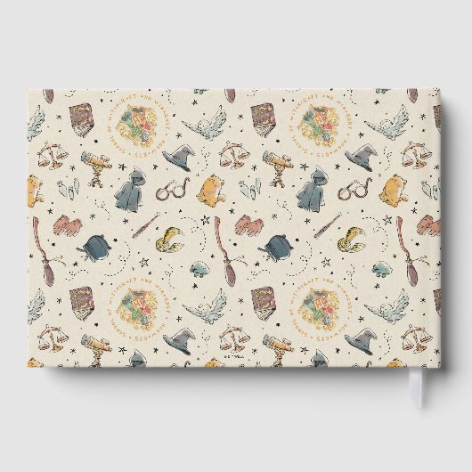 Harry Potter Baby Shower Invitation Gästebuch (Rückseite)