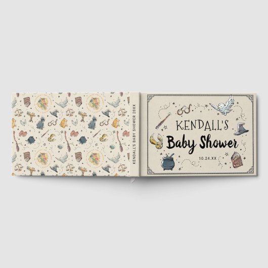 Harry Potter Baby Shower Invitation Gästebuch (Voll)