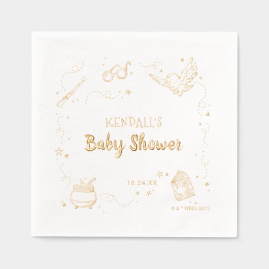 Harry Potter Baby Shower Napkins Servietten Mit Folie (Vorderseite)
