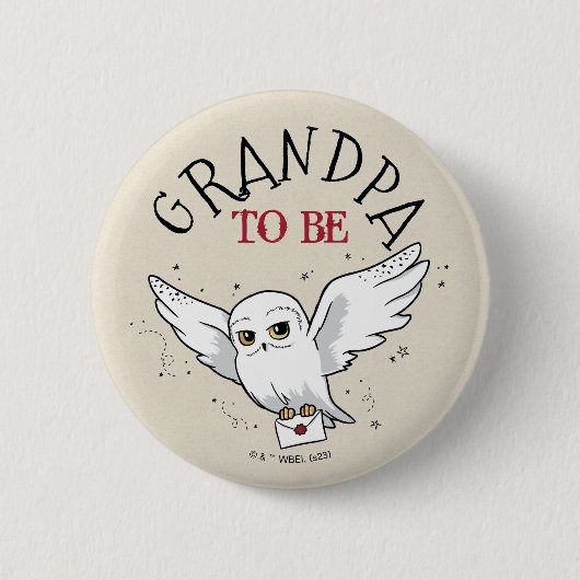 Harry Potter Baby Shower | Opa Button (Vorderseite)