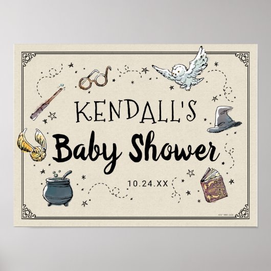 Harry Potter Baby Shower Poster (Vorne)