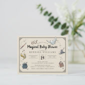 Harry Potter Baby Shower Postkarte (Stehend Vorderseite)