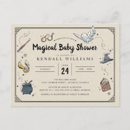 Harry Potter Baby Shower Postkarte