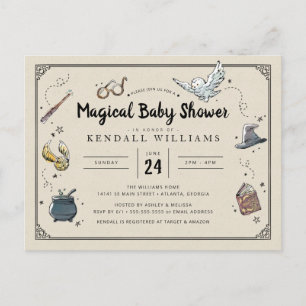 Harry Potter Baby Shower Postkarte