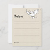 HARRY POTTER™ Baby Shower Time Kapsel Hinweis Mitteilungskarte (Vorderseite)