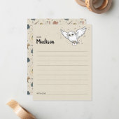 HARRY POTTER™ Baby Shower Time Kapsel Hinweis Mitteilungskarte (Vorderseite/Rückseite Beispiel)