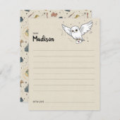 HARRY POTTER™ Baby Shower Time Kapsel Hinweis Mitteilungskarte (Vorne/Hinten)