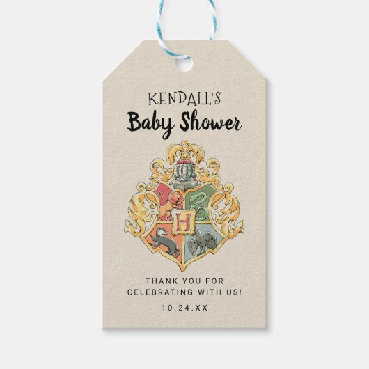 Harry Potter Baby Shower Vielen Dank für Ihre Gesc Geschenkanhänger (Vorderseite)