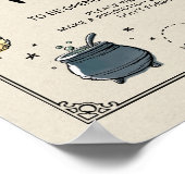HARRY POTTER™ Baby-Shower-Zeitkapsel-Schild Poster (Ecke)