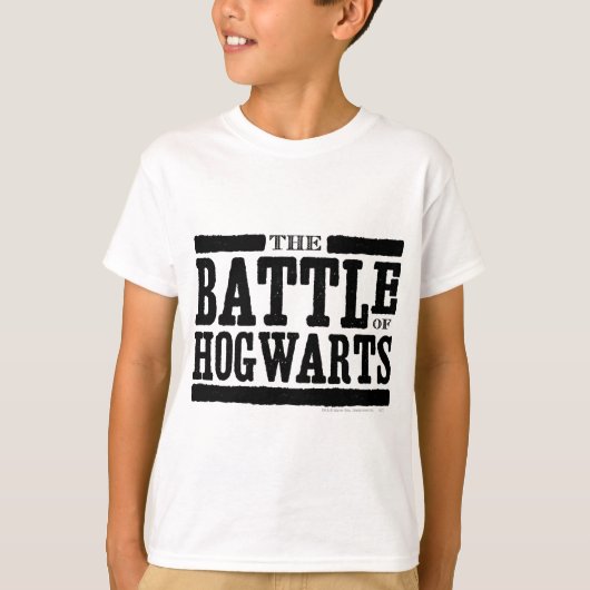 Harry Potter-Bann | der Kampf von Hogwarts T-Shirt (Vorderseite)