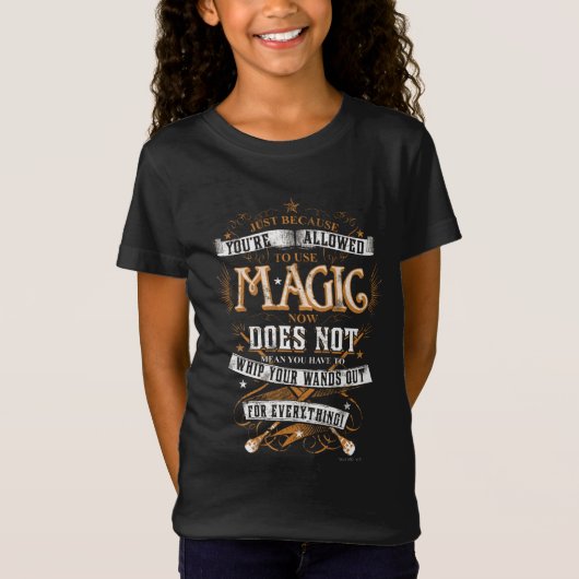 Harry Potter-Bann |, gerade weil Sie erlaubt T-Shirt (Vorderseite)