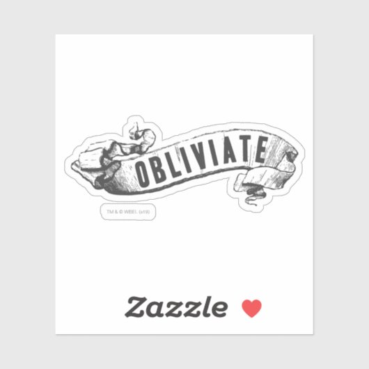 Harry Potter-Bann | Obliviate Aufkleber (Blatt)