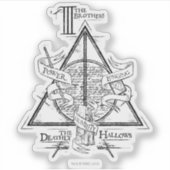 Harry Potter-Bann TOTEN | HEILIGT Grafik Aufkleber (Vorderseite)