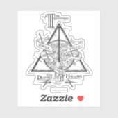 Harry Potter-Bann TOTEN | HEILIGT Grafik Aufkleber (Blatt)