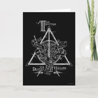 Harry Potter-Bann TOTEN | HEILIGT Grafik Karte