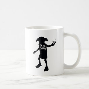 Harry Potter   "Befreie Dobby" Silhouetten-Typogra Kaffeetasse