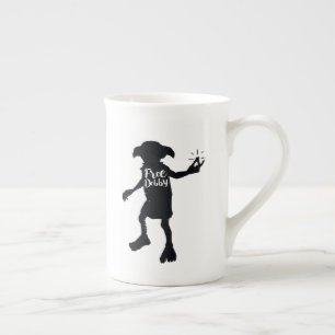 Harry Potter   "Befreie Dobby" Silhouetten-Typogra Porzellantasse