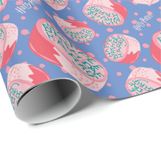 HARRY POTTER™ Birthday Cake Pattern Geschenkpapier (Rolleneckpunkt)