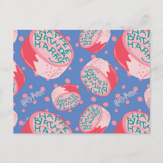 HARRY POTTER™ Birthday Cake Pattern Postkarte