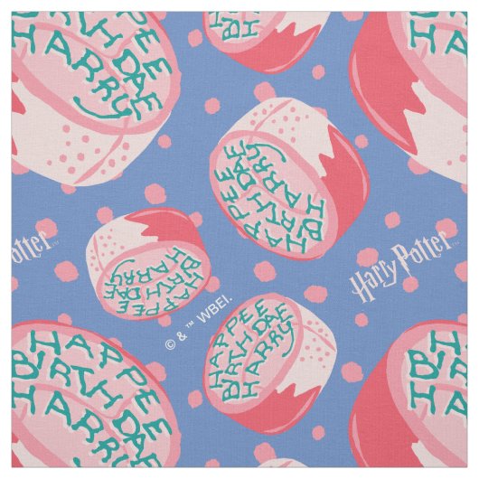 HARRY POTTER™ Birthday Cake Pattern Stoff (Muster)