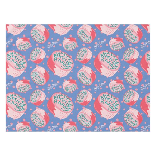 HARRY POTTER™ Birthday Cake Pattern Tischdecke (Vorderseite (Horizontal))