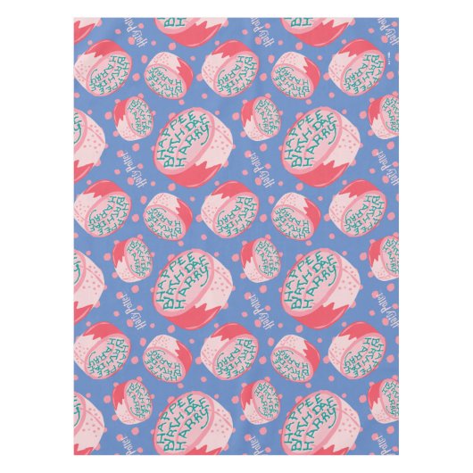 HARRY POTTER™ Birthday Cake Pattern Tischdecke (Vorderseite)