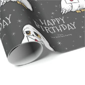 Harry Potter Birthday | Hedwig Chalkboard Geschenkpapier (Rolleneckpunkt)