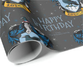 Harry Potter Birthday | Ravenclaw Chalkboard Geschenkpapier (Rolleneckpunkt)