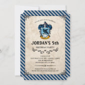 Harry Potter Birthday | Ravenclaw Einladung (Vorderseite)