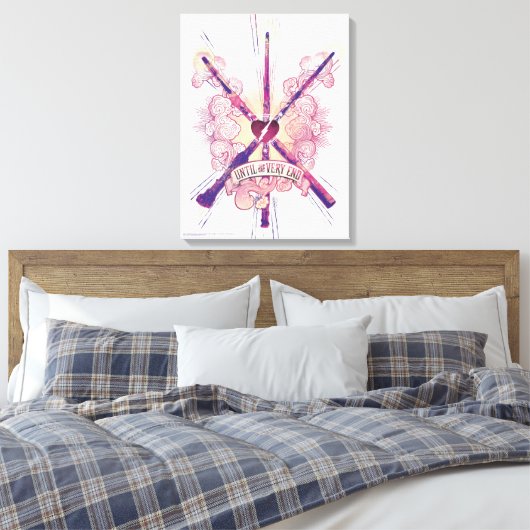 Harry Potter | Bis zum Ende Leinwanddruck (Insitu (Schlafzimmer))