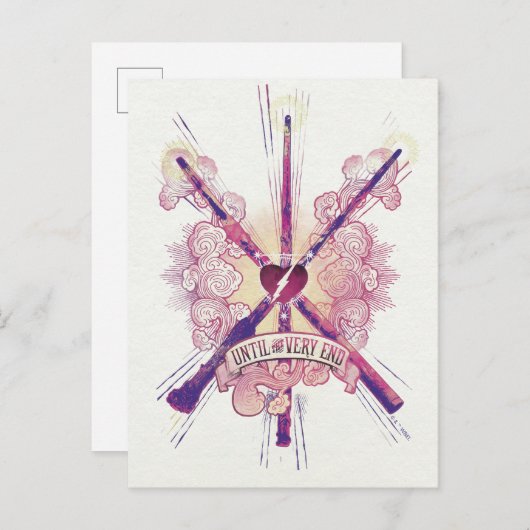 Harry Potter | Bis zum Ende Postkarte (Vorne/Hinten)