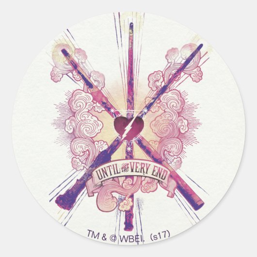 Harry Potter | Bis zum Ende Runder Aufkleber (Vorderseite)