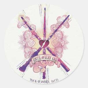 Harry Potter   Bis zum Ende Runder Aufkleber