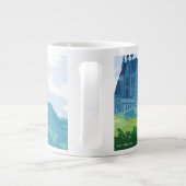 HARRY POTTER™ Blick auf das Schloss HOGWARTS™ Jumbo-Tasse (Rückseite)