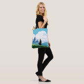 HARRY POTTER™ Blick auf HOGWARTS™-Schloss Tasche (Am Model)