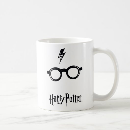 Harry Potter | Blitz-Narbe und Brille Kaffeetasse (Rechts)