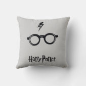 Harry Potter | Blitz-Narbe und Brille Kissen (Rückseite)