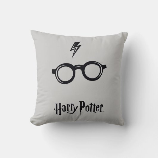 Harry Potter | Blitz-Narbe und Brille Kissen (Vorderseite)