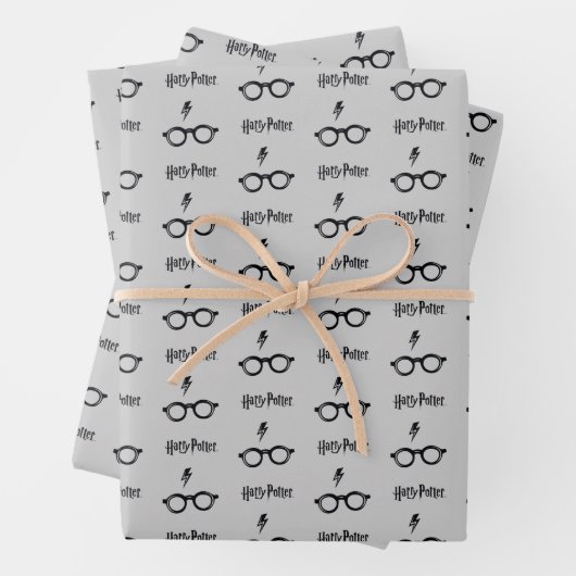Harry Potter | Blitzspur und Brille Geschenkpapier Set (Beispiel)